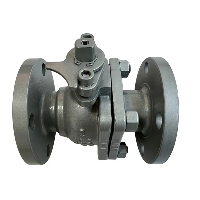 WCB Flanged Ball փական